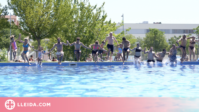 Bany solidari a les piscines municipals de Lleida per l’esclerosi múltiple