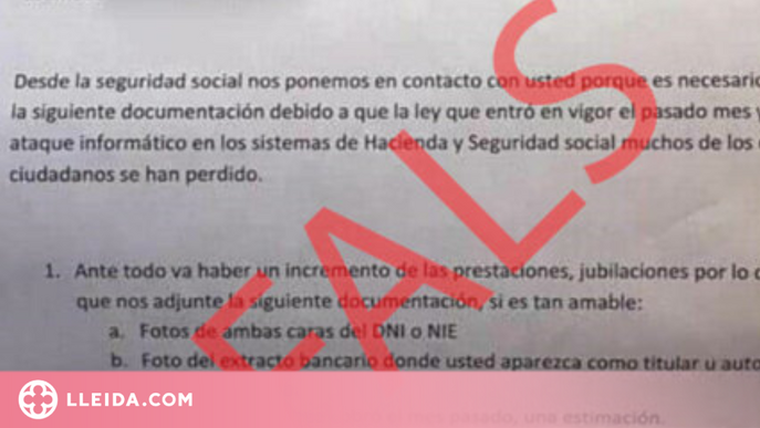 Els Mossos alerten d'una estafa a la gent gran per correu ordinari 