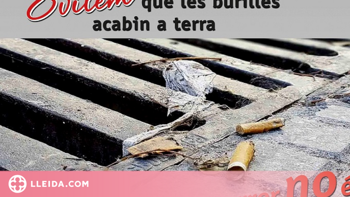 La Seu inicia una campanya contra les burilles amb el lema 'El mar comença aquí, no llencis burilles a terra’'