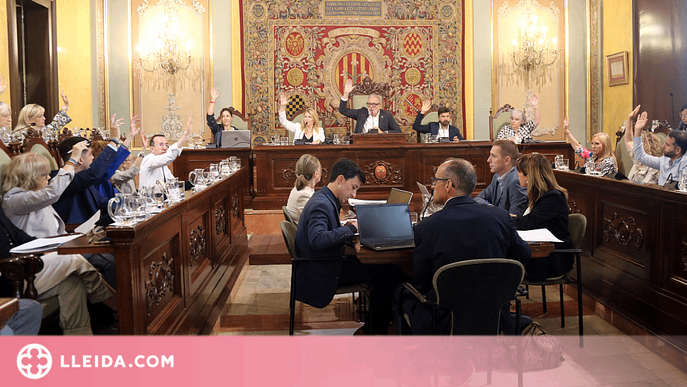 ⏯️ El Ple de la Paeria de Lleida aprova el cartipàs amb els vots a favor del PSC, PP i JxCat