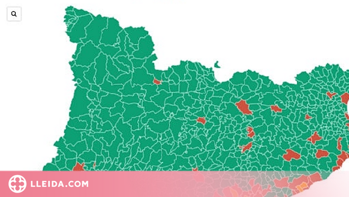 ℹ️ Mapa dels municipis afectats pel toc de queda del 7 al 20 de gener