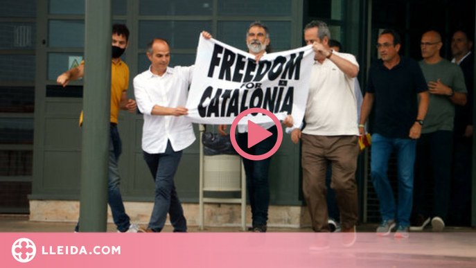 Surten de les presons els nou líders independentistes després de la concessió dels indults