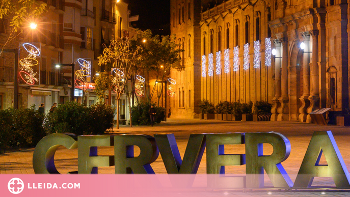 Cervera encendrà més de 50 llums al centre i col·locarà un arbre de Nadal de 5 metres