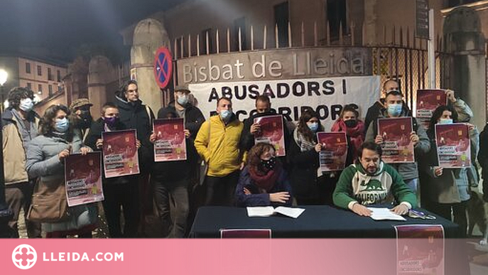 El Bisbat de Lleida i Mossos acusen d'amenaces a l'organització Endavant per una pintada que denunciava abusos a menors