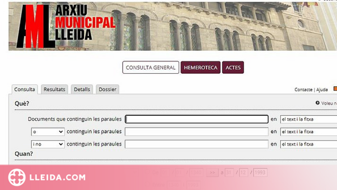 L'Arxiu Municipal de Lleida renova el seu repositori digital