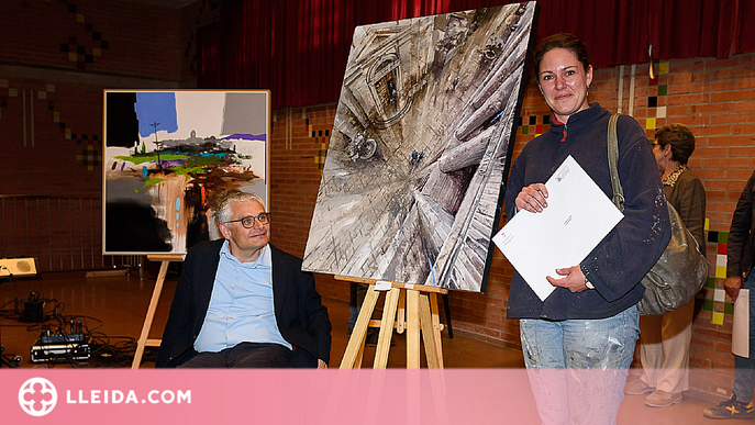 La pintora Aida Mauri guanya el primer premi del Concurs de Pintura Ràpida de Torrefarrera
