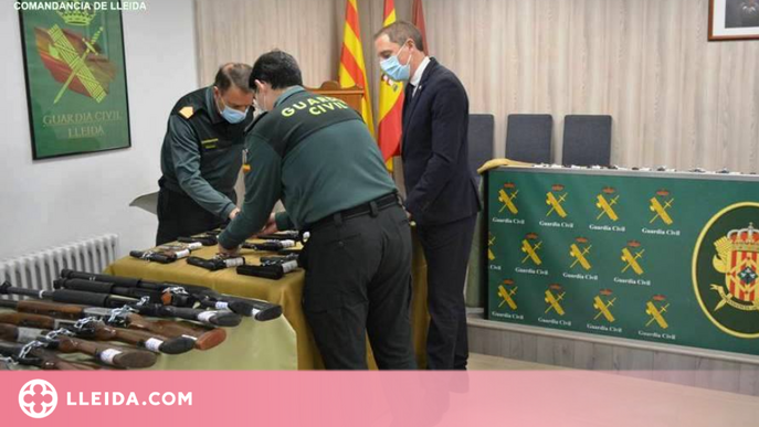 Subhasten a Lleida prop de 300 armes de foc 