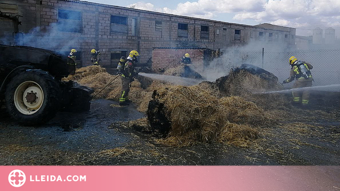 Els bombers extingeixen un incendi a Isona i Conca Dellà