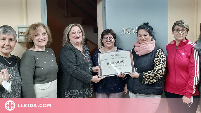 L'Associació de Dones de Guissona dona 694 € a l'Associació REFEM Lleida