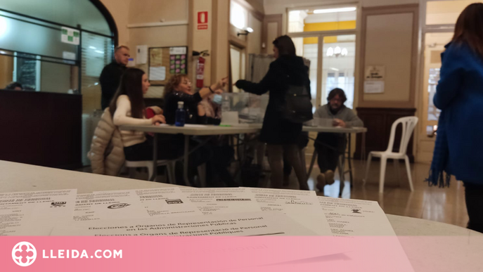 Eleccions sindicals per renovar els representants dels treballadors municipals a la Paeria de Lleida