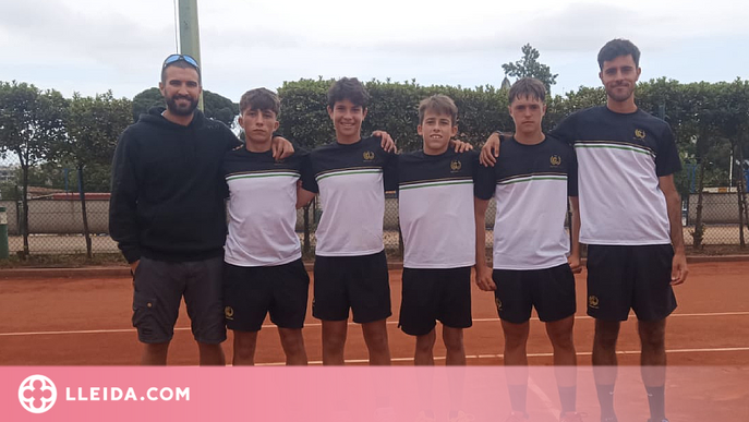 El cadet del Club Tennis Lleida, subcampió de la Lliga Catalana en perdre la final davant el RCT Barcelona