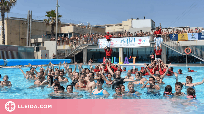 ⏯️ Prop de 100.000 persones es llencen a la piscina en el 30è "Mulla't per l'Esclerosi Múltiple"