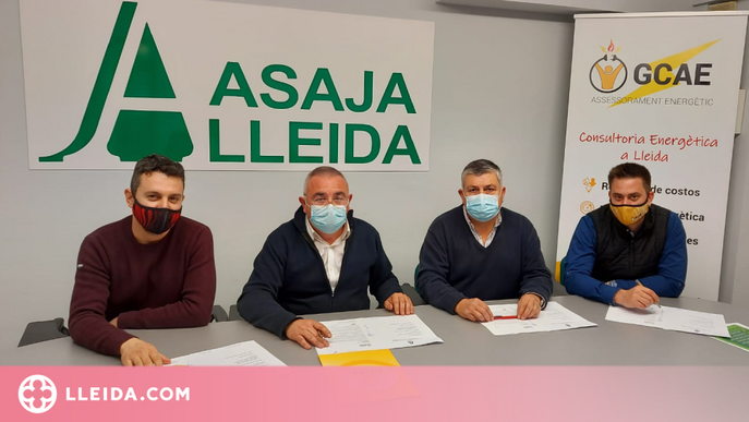 Asaja Lleida i GCAE Energia signen un conveni de col·laboració