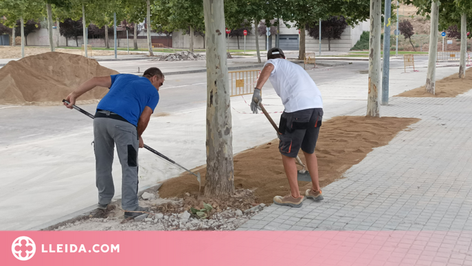 Tàrrega inicia l’adequació de les voreres de la Via Lacetània i el passeig del Parc Esportiu