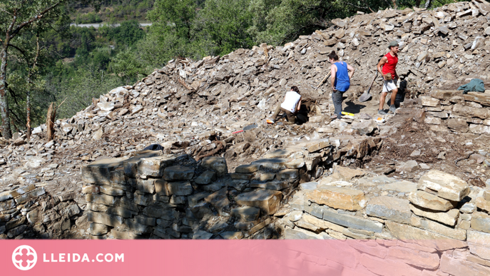 ⏯️ Localitzen una desena de cases del segle XV en les excavacions de la Pobla de Segur