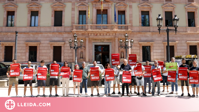 La Plataforma Antirepressiva de Ponent denúncia al Parlament Europeu "la repressió de l'Estat"