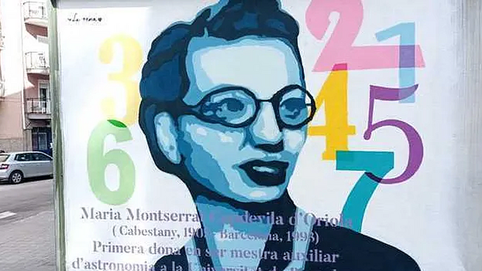 Tres murals de científiques catalanes en tres centres educatius de la demarcació de Lleida