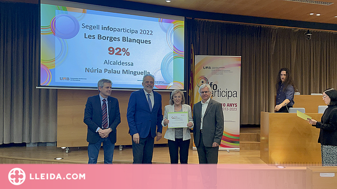 L’Ajuntament de les Borges renova el segell Infoparticipa per vuitè any consecutiu