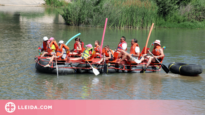 ⏯️ Balaguer viu una Transsegre atípica sense la tradicional baixada de barques