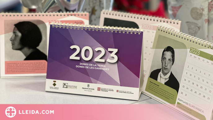 Editen un calendari a les Garrigues per donar visibilitat al paper de les dones