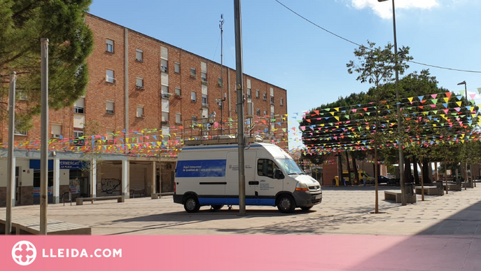 Unitat mòbil de control de la contaminació atmosfèrica al Secà de Sant Pere