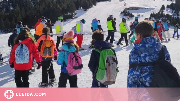 Alumnes del Pallars Jussà, espectadors d’excepció del Mundial de Para Esquí Alpí