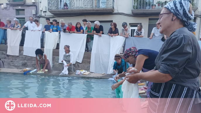 Guissona ha celebrat la 9a rentada popular als safareigs de la vila