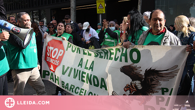 ⏯️ Protesta contra l'enduriment de la LECrim, que permetrà els desnonaments en 48 hores