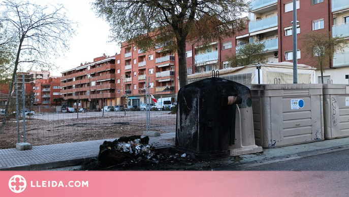 Detingut el presumpte autor de la crema de contenidors registrada diumenge passat a Tàrrega