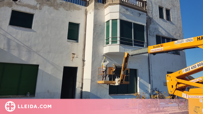 Tàrrega realitza obres de rehabilitació a l’antic edifici residencial de Cal Trepat