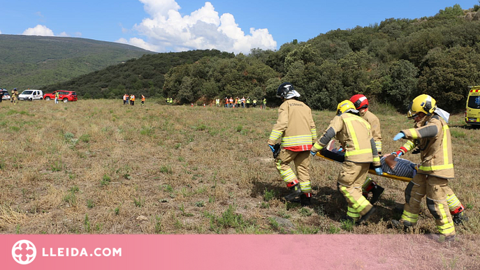 L'Aeroport Andorra-La Seu organitza un simulacre d'accident aeronàutic amb ferits