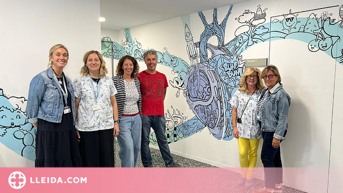 Nou mural interactiu a l'Àrea de Pediatria del CAP Onze de Setembre de Lleida