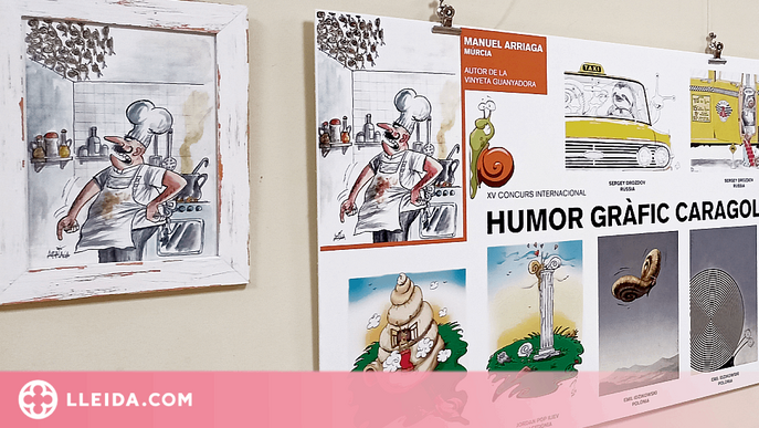 La Fecoll acull l'exposició de les 50 millors obres d'humor gràfic caragoler