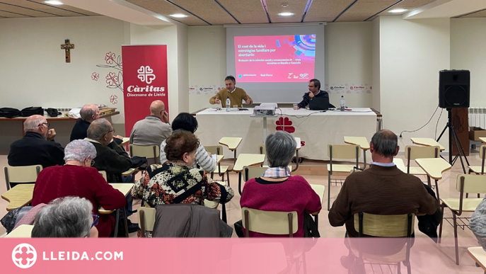 Càritas Diocesana de Lleida acull la presentació d'un informe sobre el cost d'una vida digna