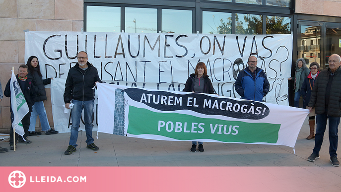 ⏯️ Pobles Vius es concentra a Balaguer per exigir al Govern que aturi el projecte de la central de biogàs a la Sentiu