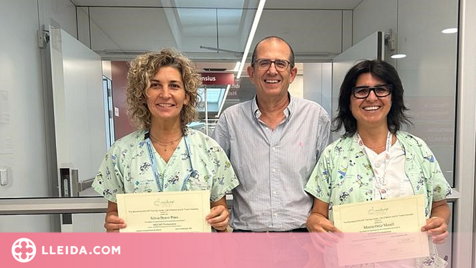 Acrediten dues professionals de l’Arnau de Vilanova amb el títol NIDCAP de cures intensives per a nadons prematurs