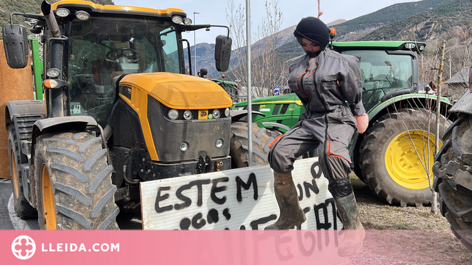⏯️ Marxa lenta d'una setantena de tractors des de la Seu d'Urgell a la frontera d'Andorra