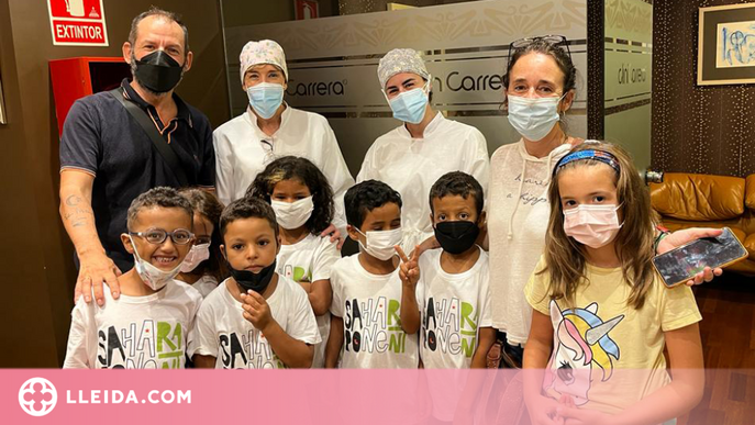 Els infants del programa Vacances en Pau finalitzen les revisions mèdiques
