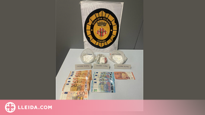 Dos detinguts per dur a sobre més de 195 grams de cocaïna a Lleida