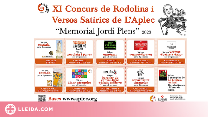 La Fecoll convoca l'XI Concurs de Rodolins i Versos Satírics