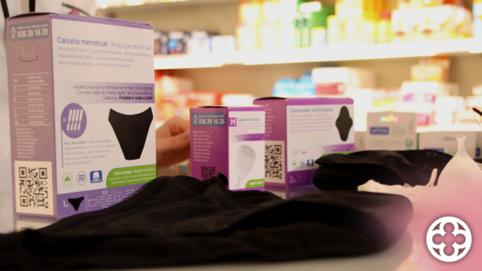 ⏯️ Els productes menstruals reutilitzables ja es poden adquirir gratis a les farmàcies catalanes