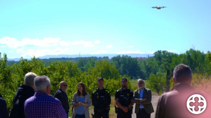 Dos drons reforcen la seguretat a l’Horta de Lleida