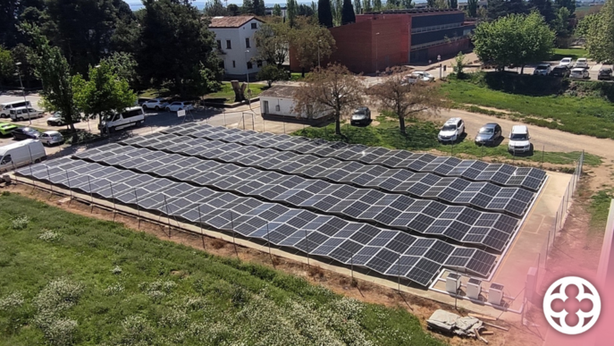 La UdL posa en marxa la primera instal·lació fotovoltaica amb doble orientació est-oest