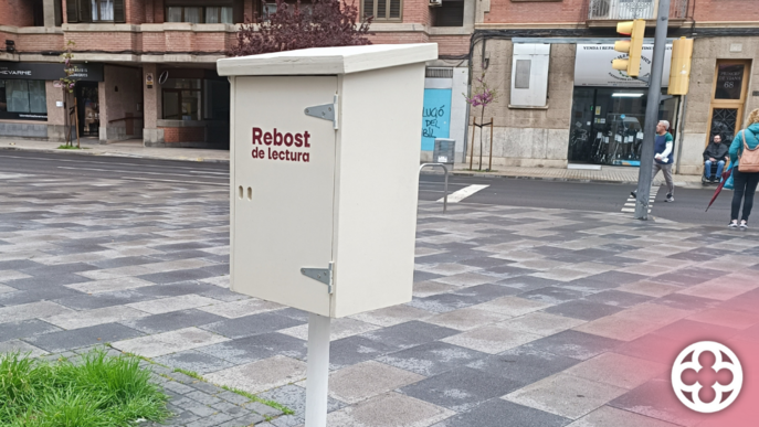 Els "rebosts de lectura" arriben a les places de Lleida