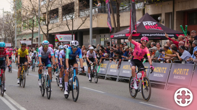 Marijn van den Berg guanya la 4a etapa de la Volta a Catalunya amb arribada al centre de Lleida