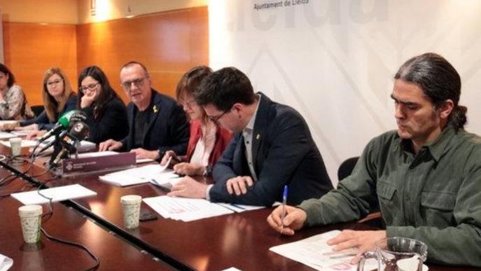 El govern de l'Ajuntament de Lleida planteja un pressupost de 164,3 MEUR per al 2020, amb 5,1 MEUR per a inversions