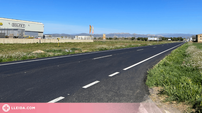 Balaguer presenta el futur enllaç del polígon industrial Campllong amb la carretera C-13