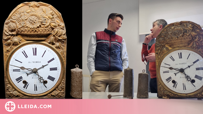 El Museu de Lleida rep la donació d’un rellotge del segle XIX