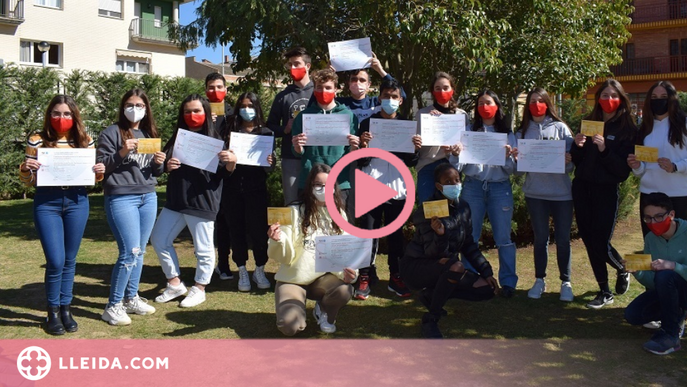 ⏯️ Doble premi de la Societat Catalana de Biologia per l'alumnat d'un institut lleidatà