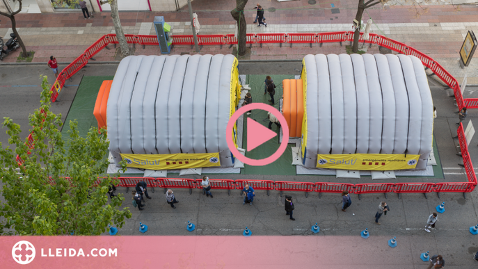 ⏯️ Més de 440 PCR en el primer dia de cribratge a la Zona Alta de Lleida